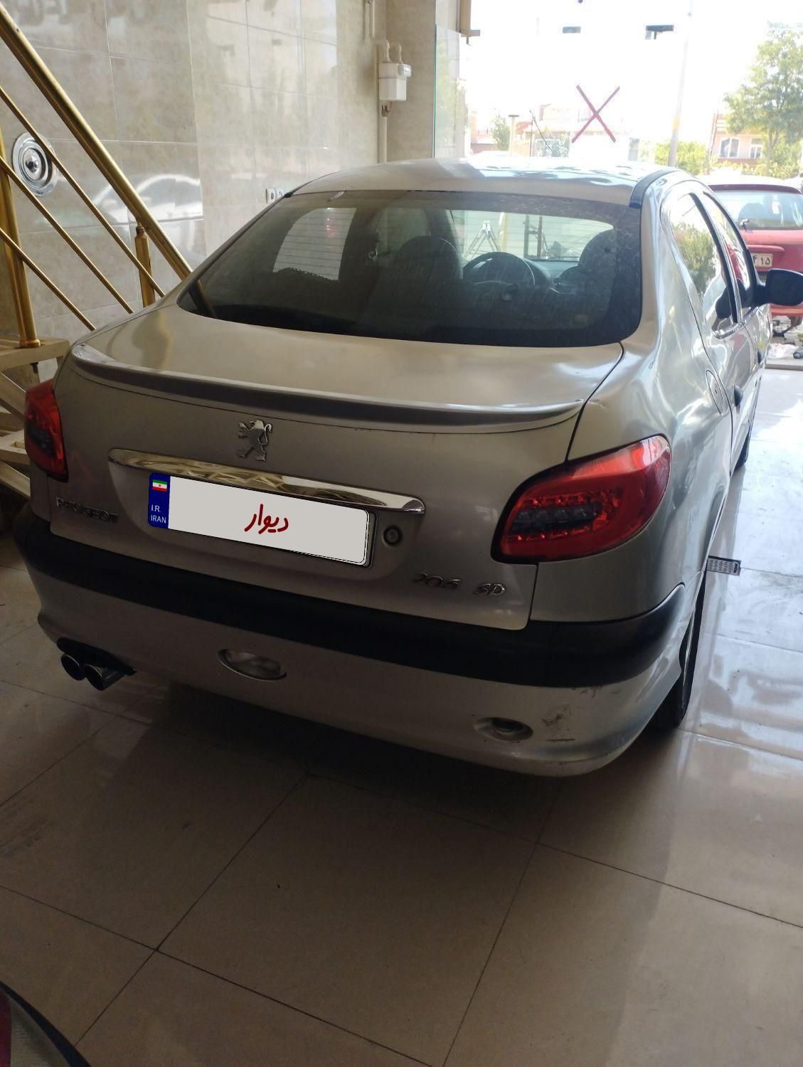 پژو ۲۰۶ صندوق دار v8 - 1388
