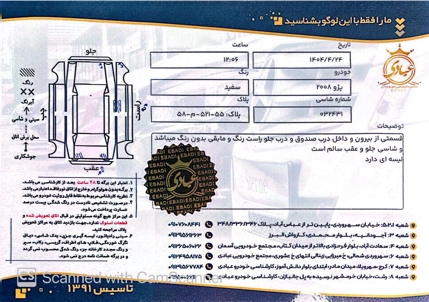 پژو 2008 اتوماتیک - 1398
