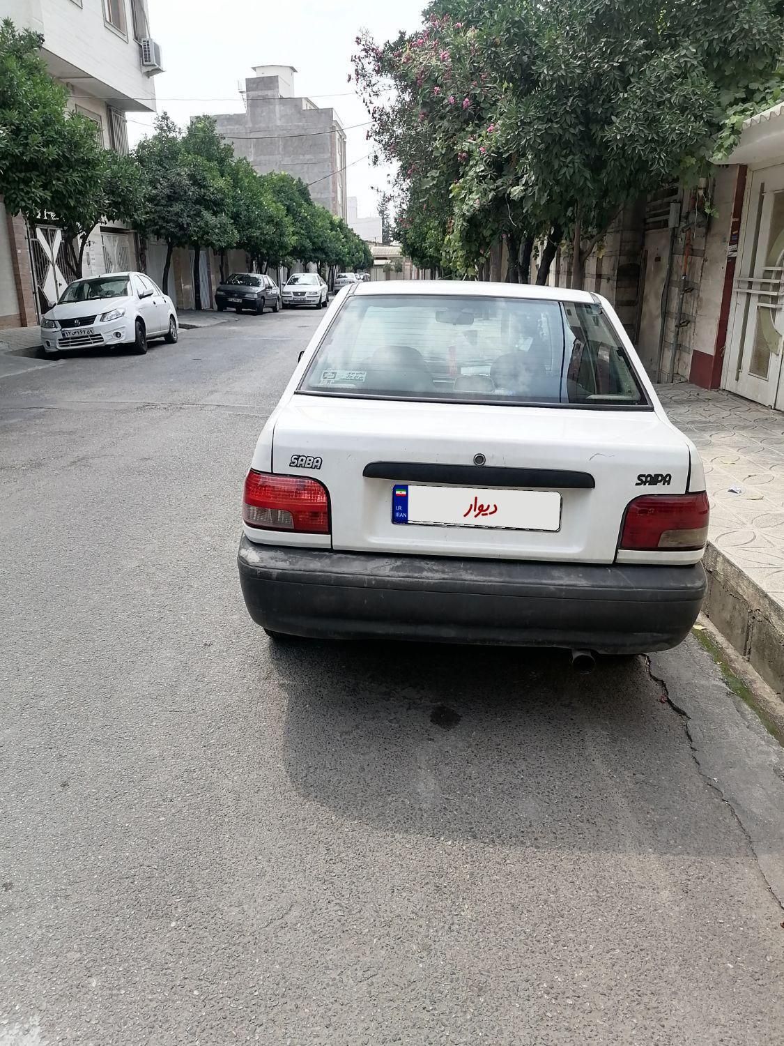 پراید صبا بنزینی - 1387