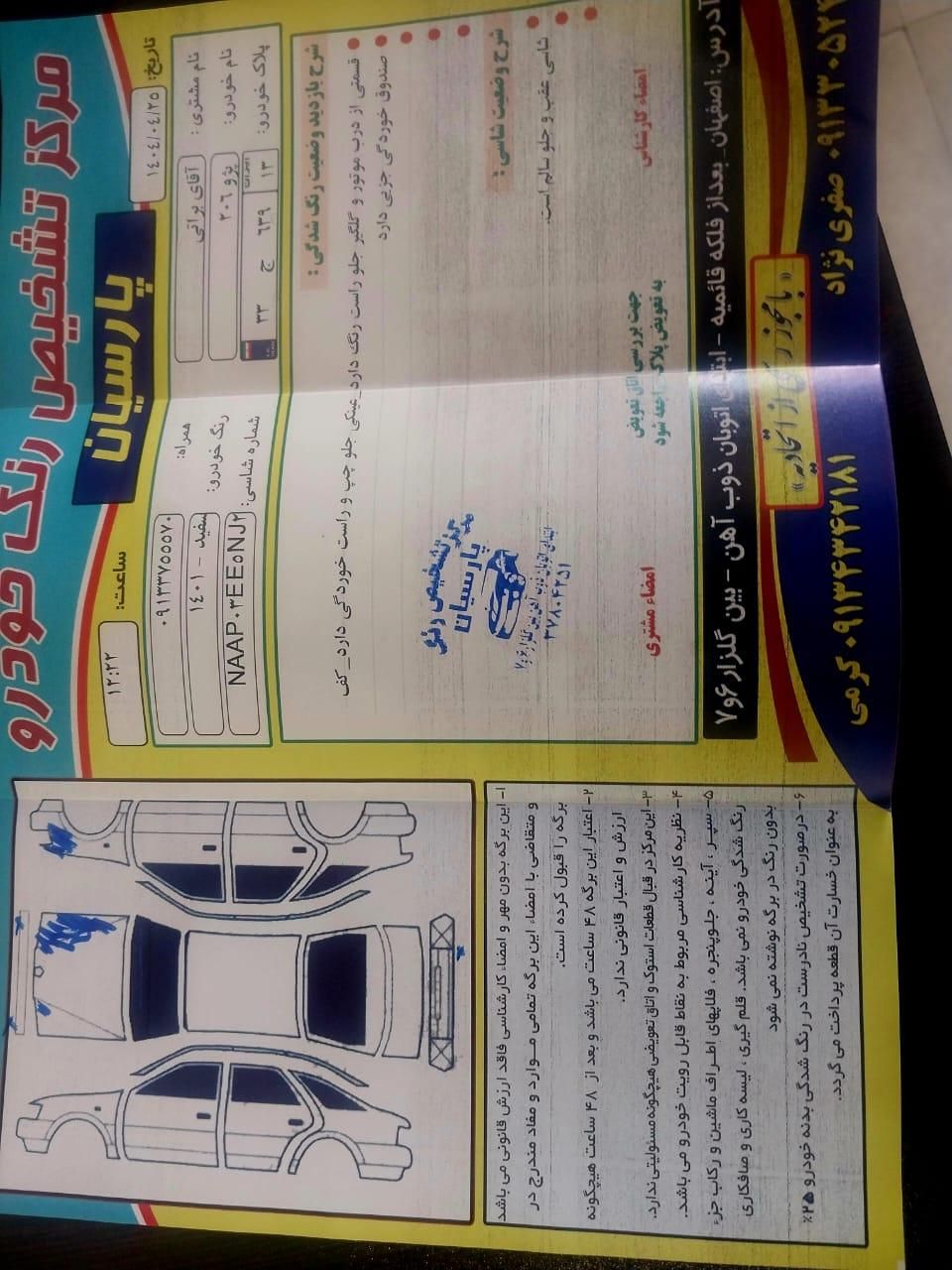 پژو 206 تیپ 2 - 1401