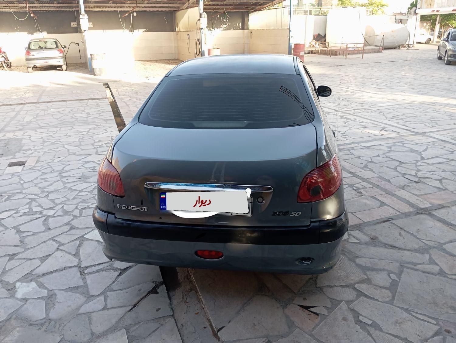 پژو ۲۰۶ صندوق دار v8 - 1388