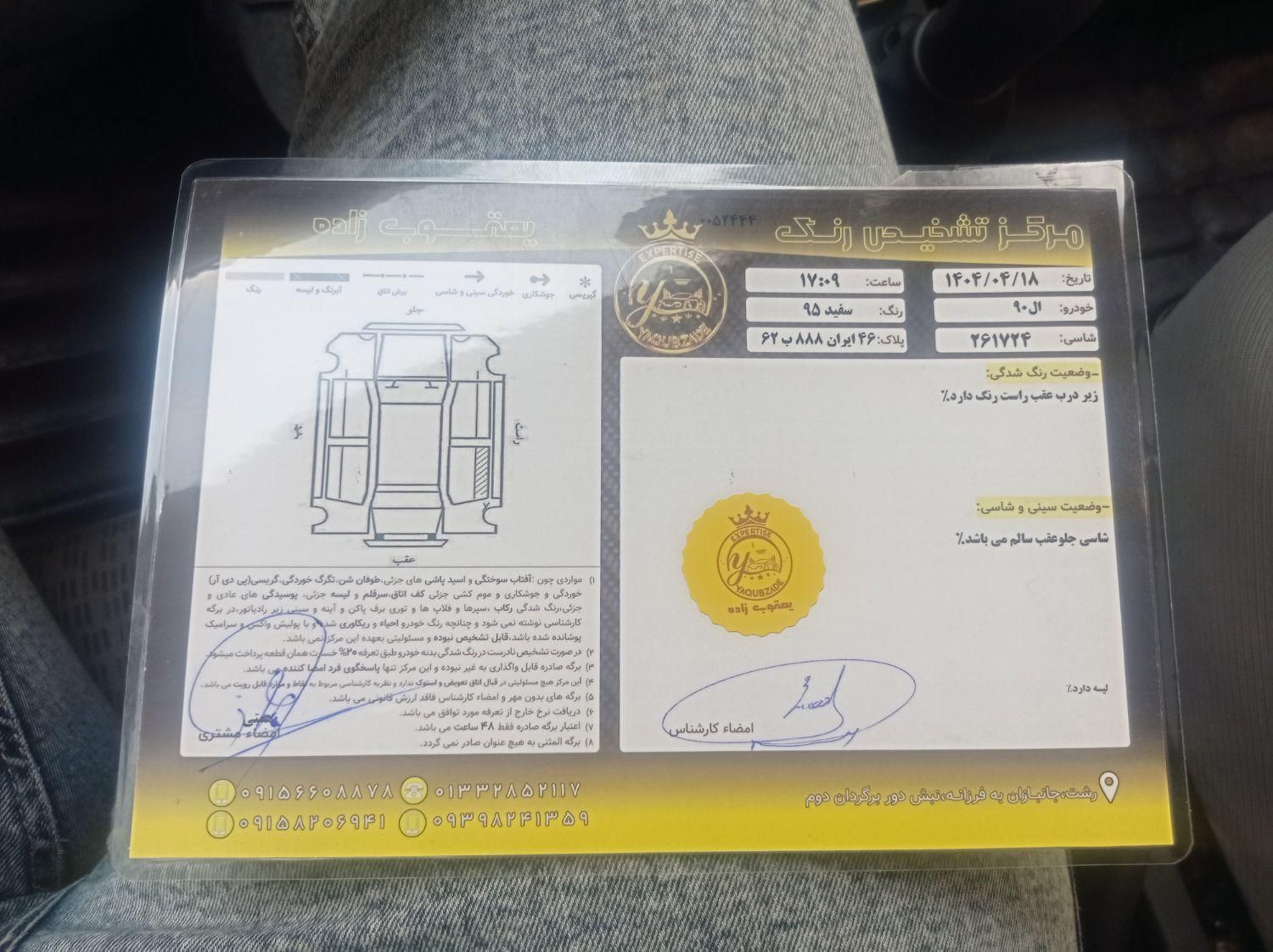 رنو پارس تندر گیربکس JHQ + مولتی مدیا - 1395