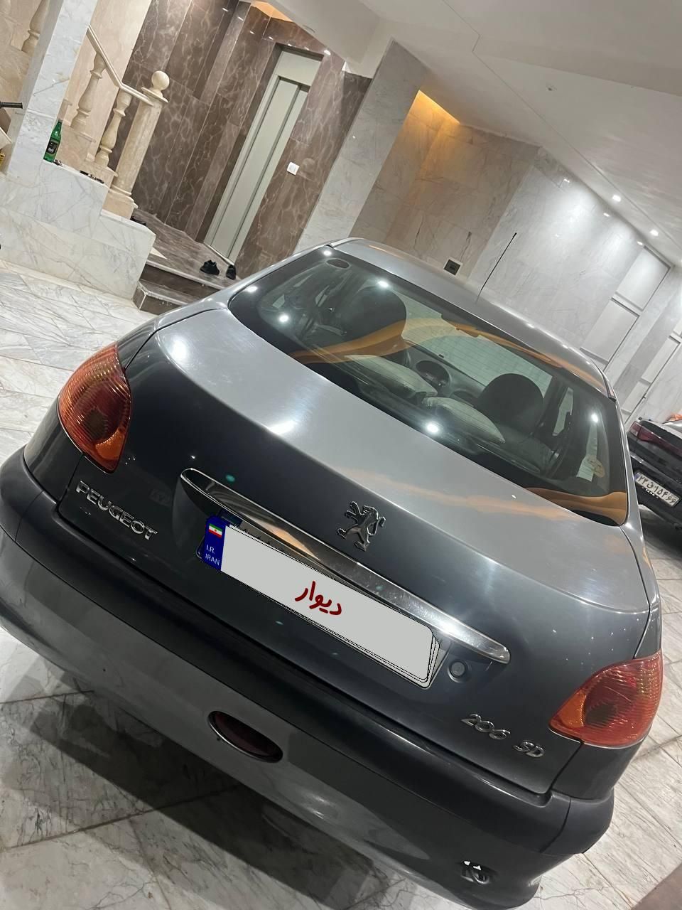 پژو ۲۰۶ صندوق دار v8 - 1390