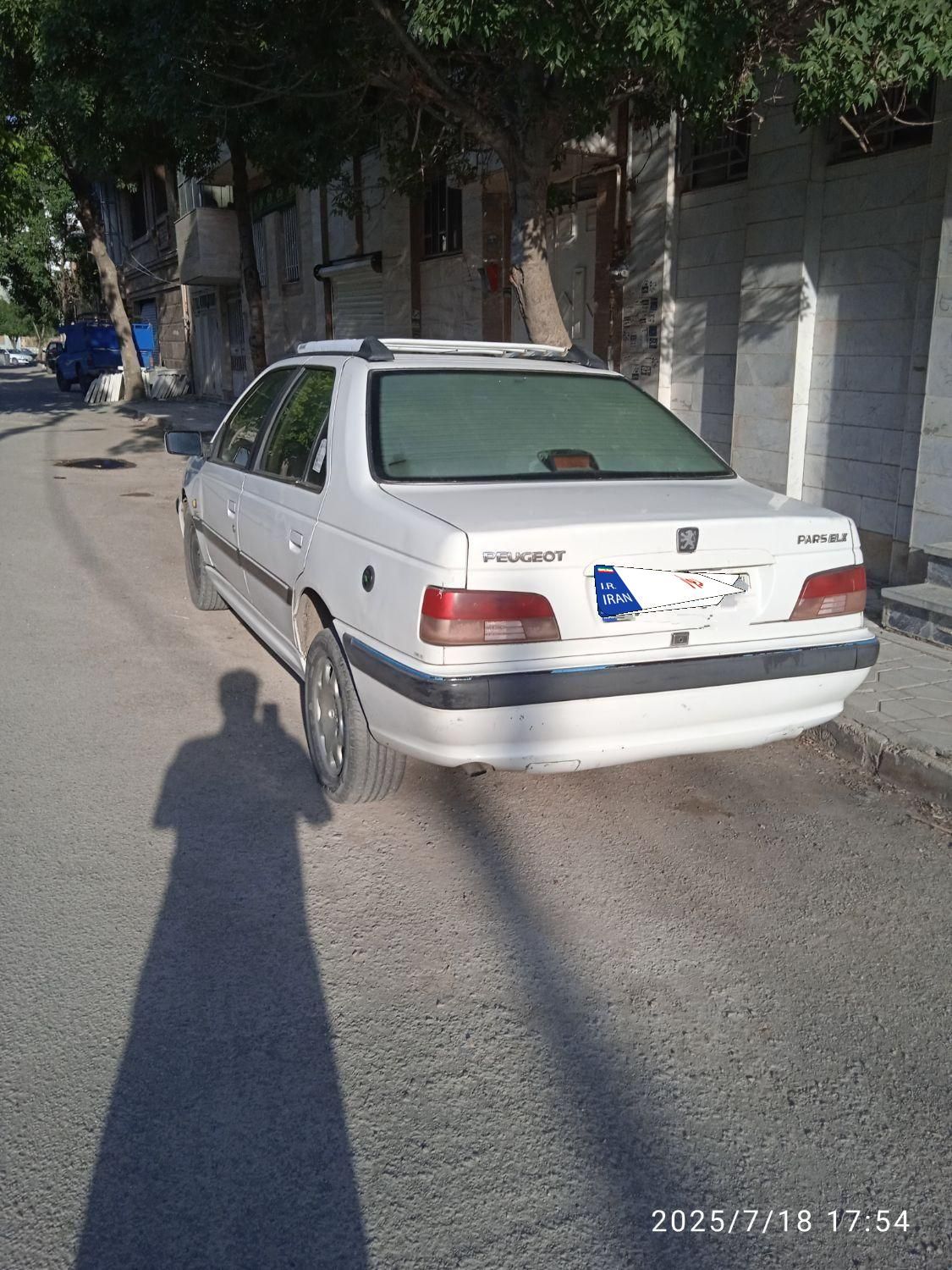 پژو پارس دوگانه سوز - 1389