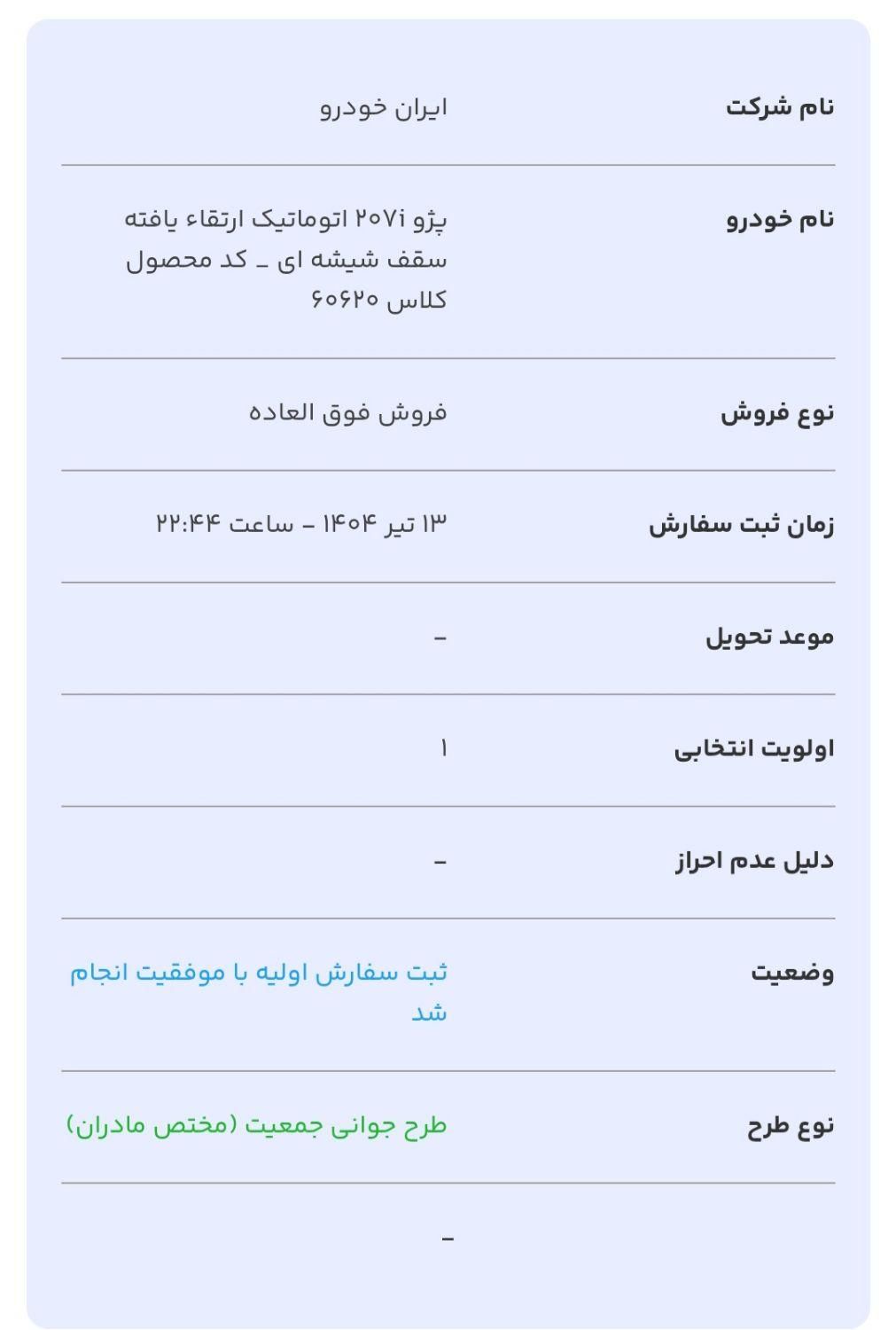 خودرو پژو، 207 آگهی ann_19401021