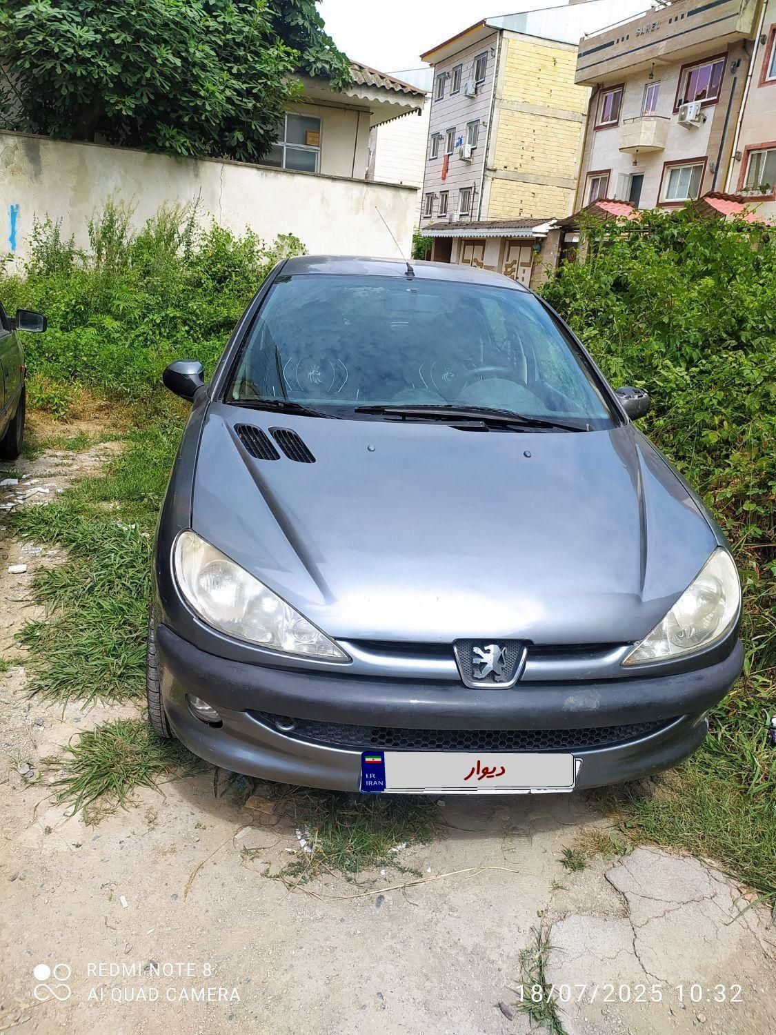 پژو ۲۰۶ صندوق دار v8 - 1386