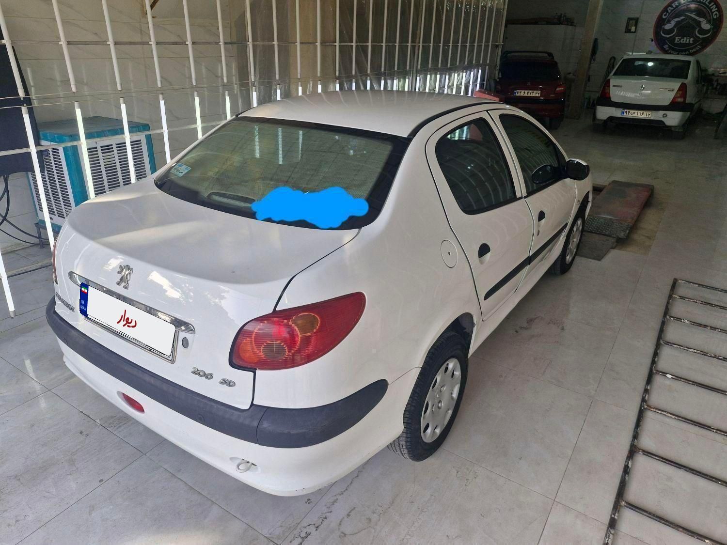 پژو ۲۰۶ صندوق دار v8 - 1395