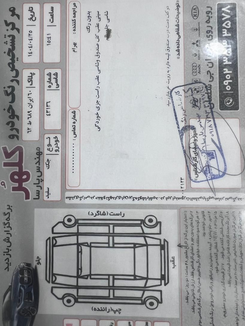 جک J4 اتوماتیک ساده - 1403