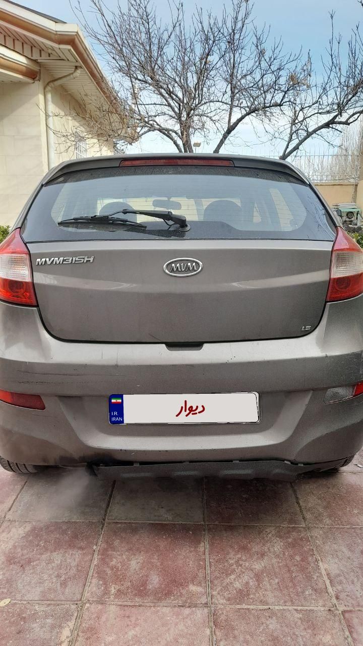 ام وی ام 315 هاچ بک ساده دنده ای - 1392