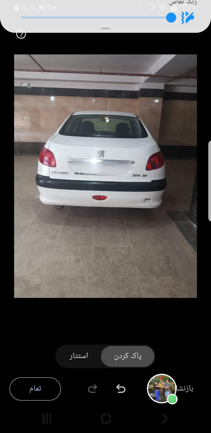 پژو ۲۰۶ صندوق دار v2 - 1390