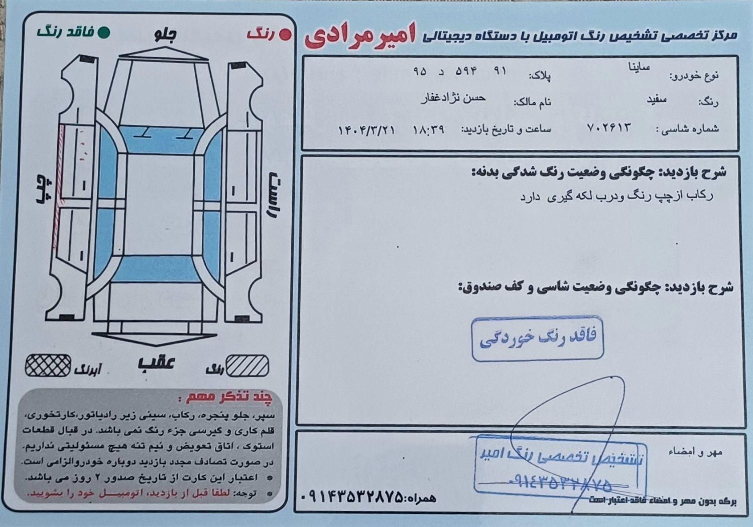 ساینا S دنده‌ای معمولی - 1402