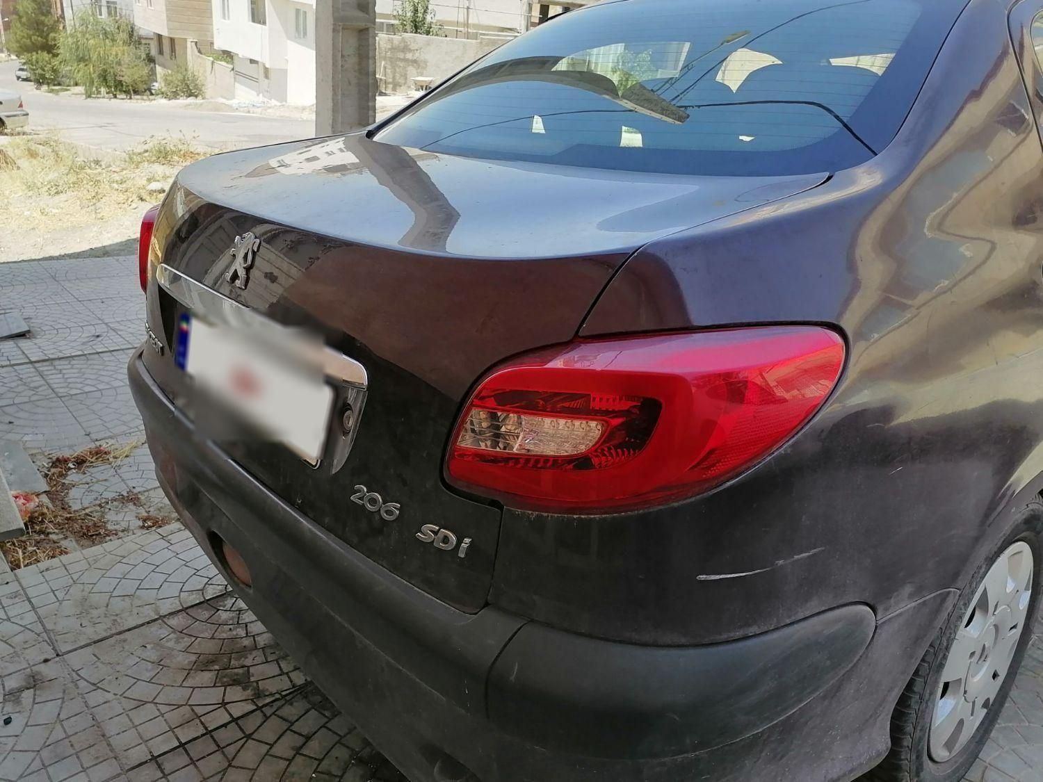 پژو ۲۰۶ صندوق دار v20 - 1390