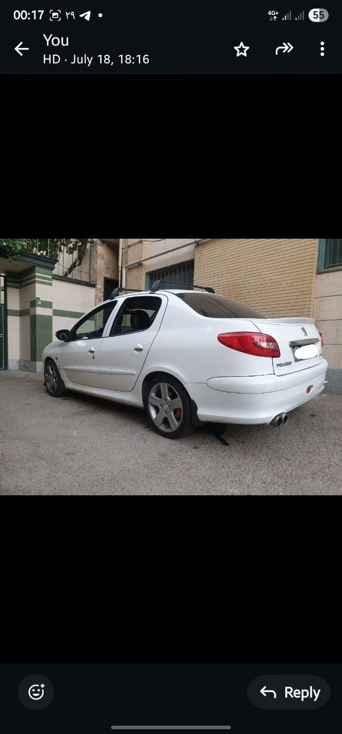 پژو ۲۰۶ صندوق دار v8 - 1397