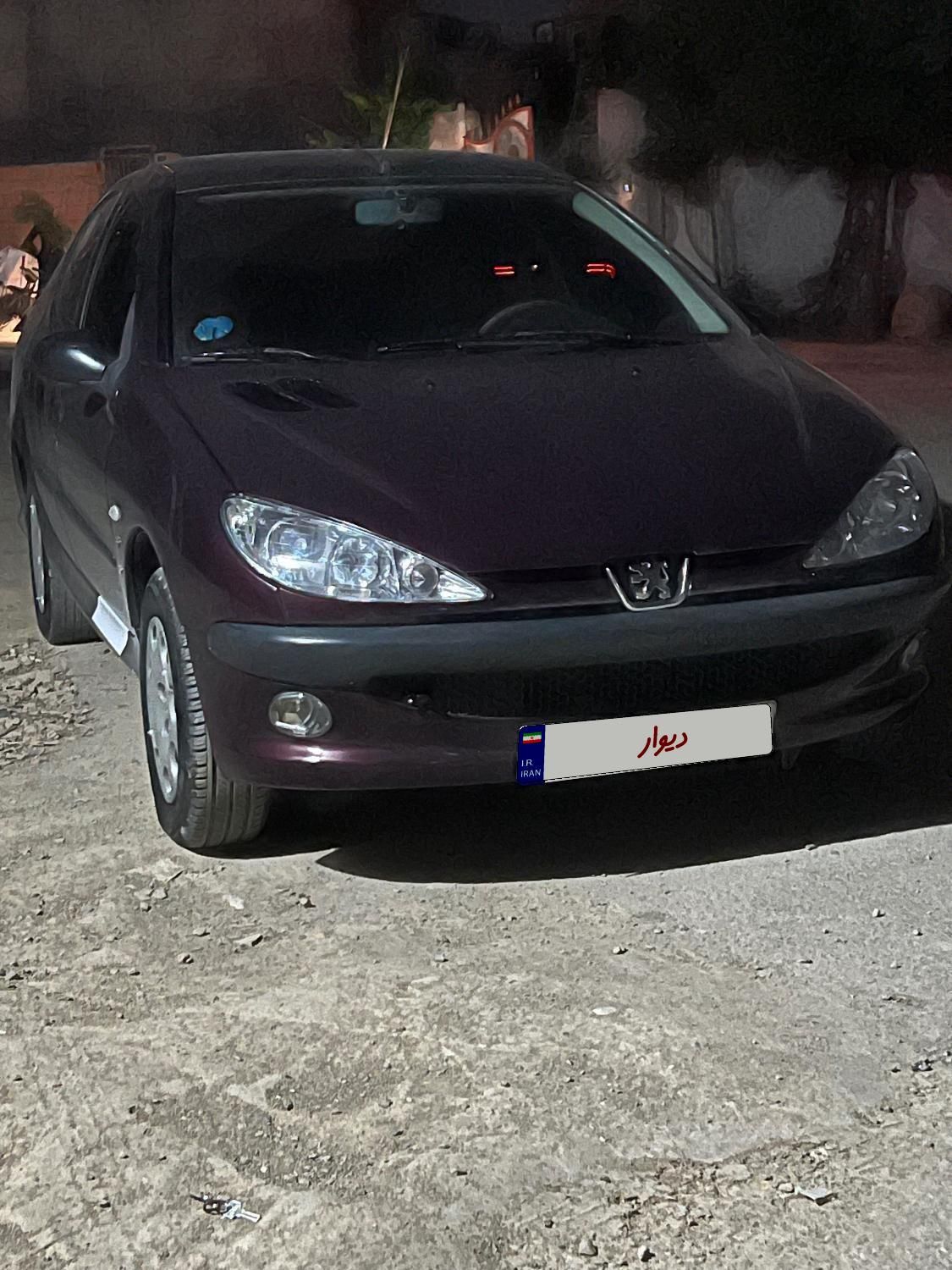 پژو ۲۰۶ صندوق دار v8 - 1391