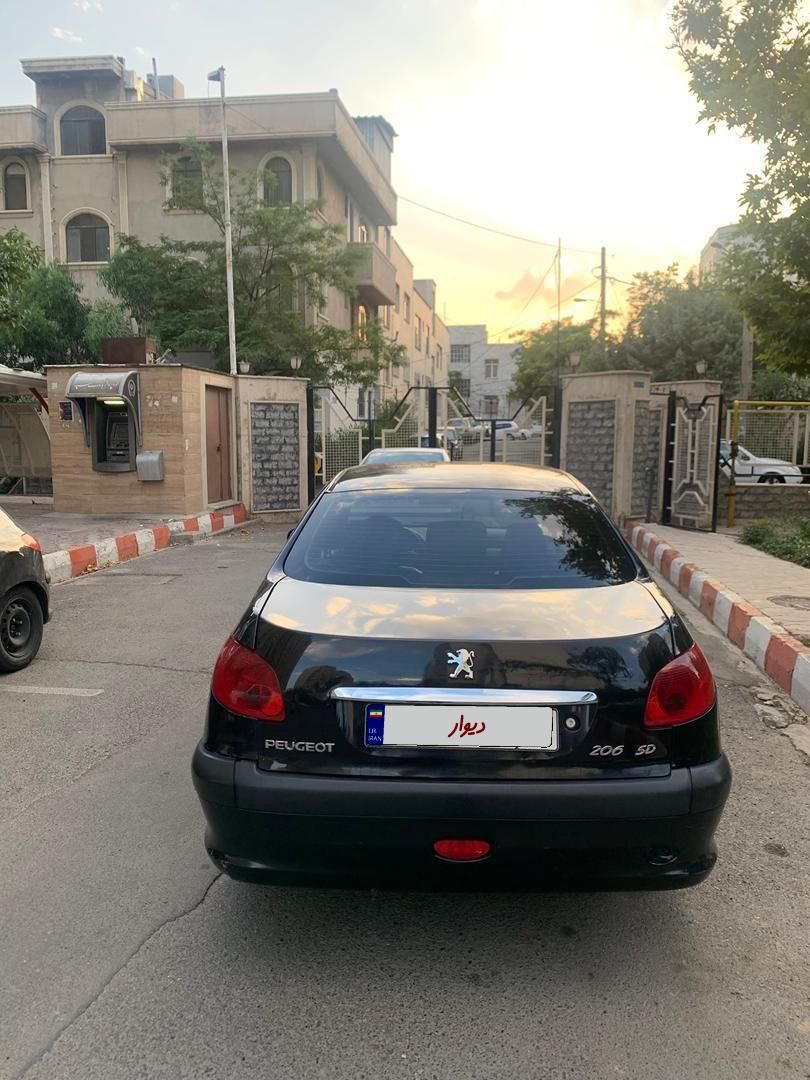 پژو ۲۰۶ صندوق دار v9 - 1388