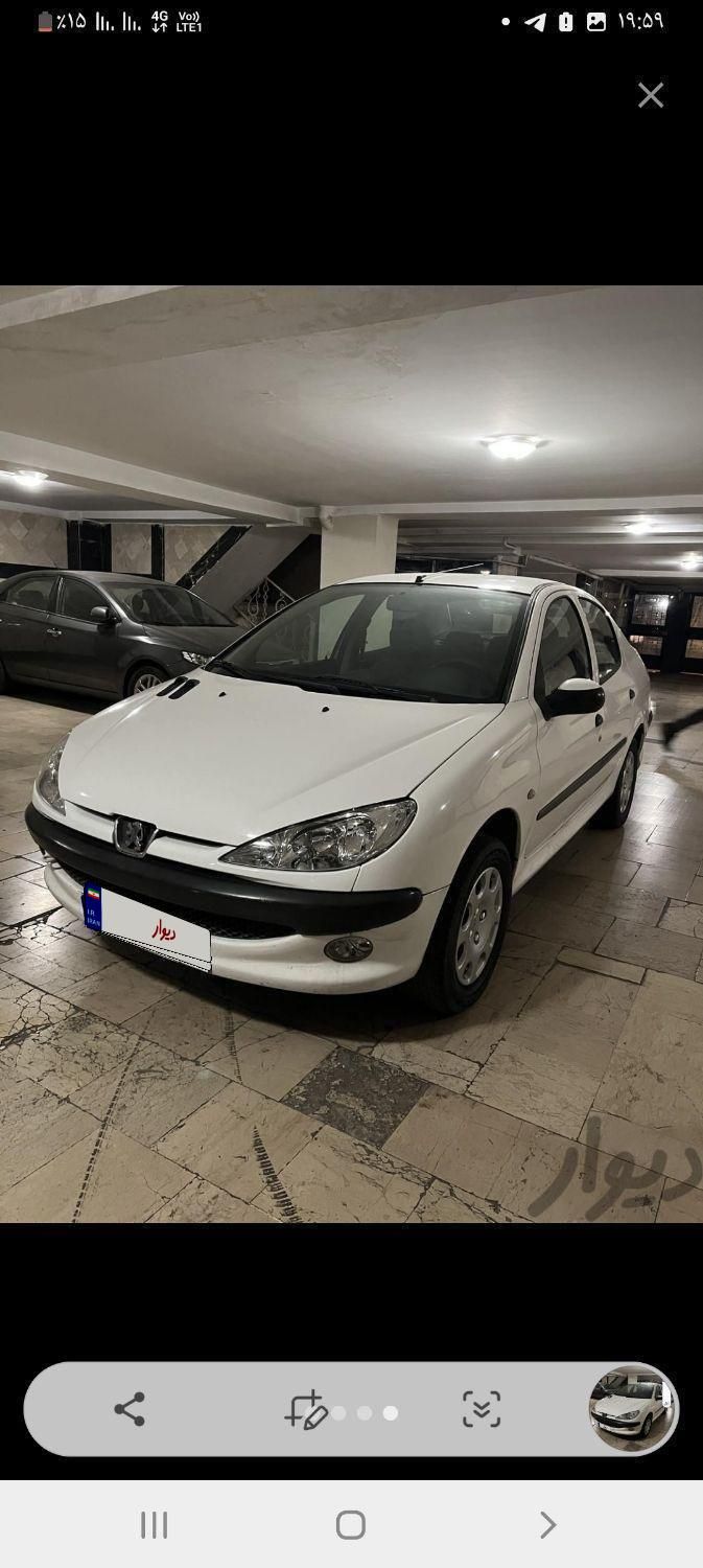 پژو ۲۰۶ صندوق دار v8 - 1390