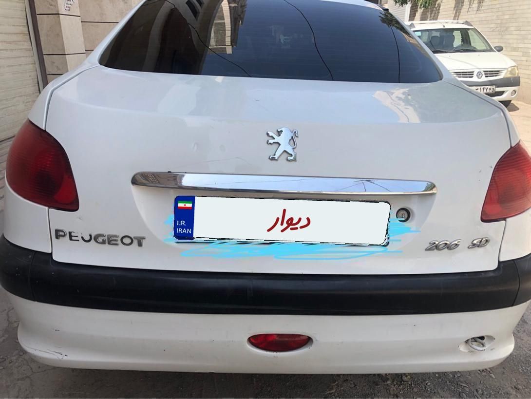 پژو ۲۰۶ صندوق دار v20 - 1389