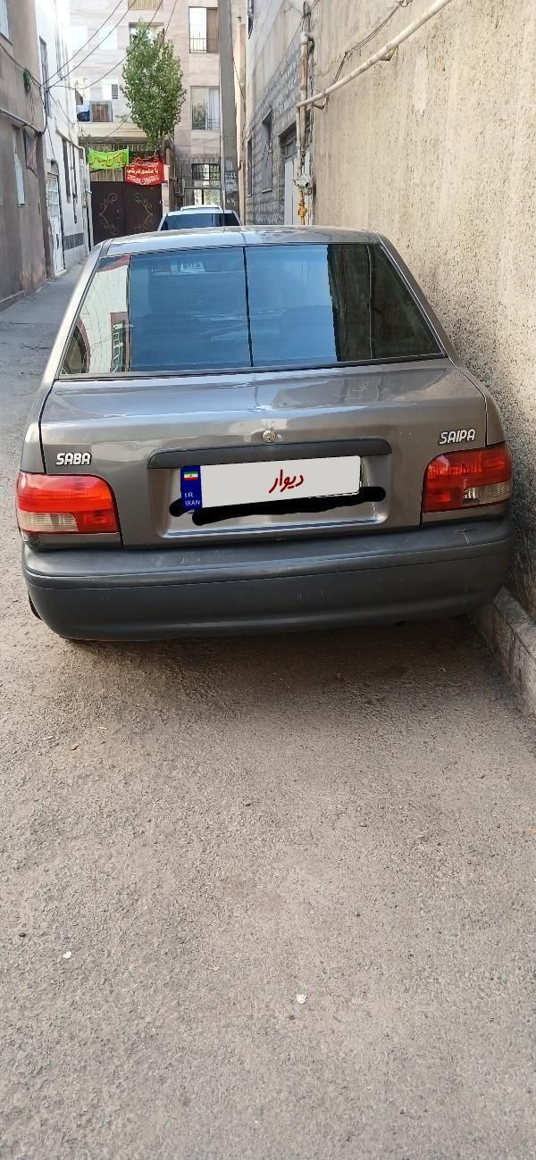 پراید صبا بنزینی - 1386