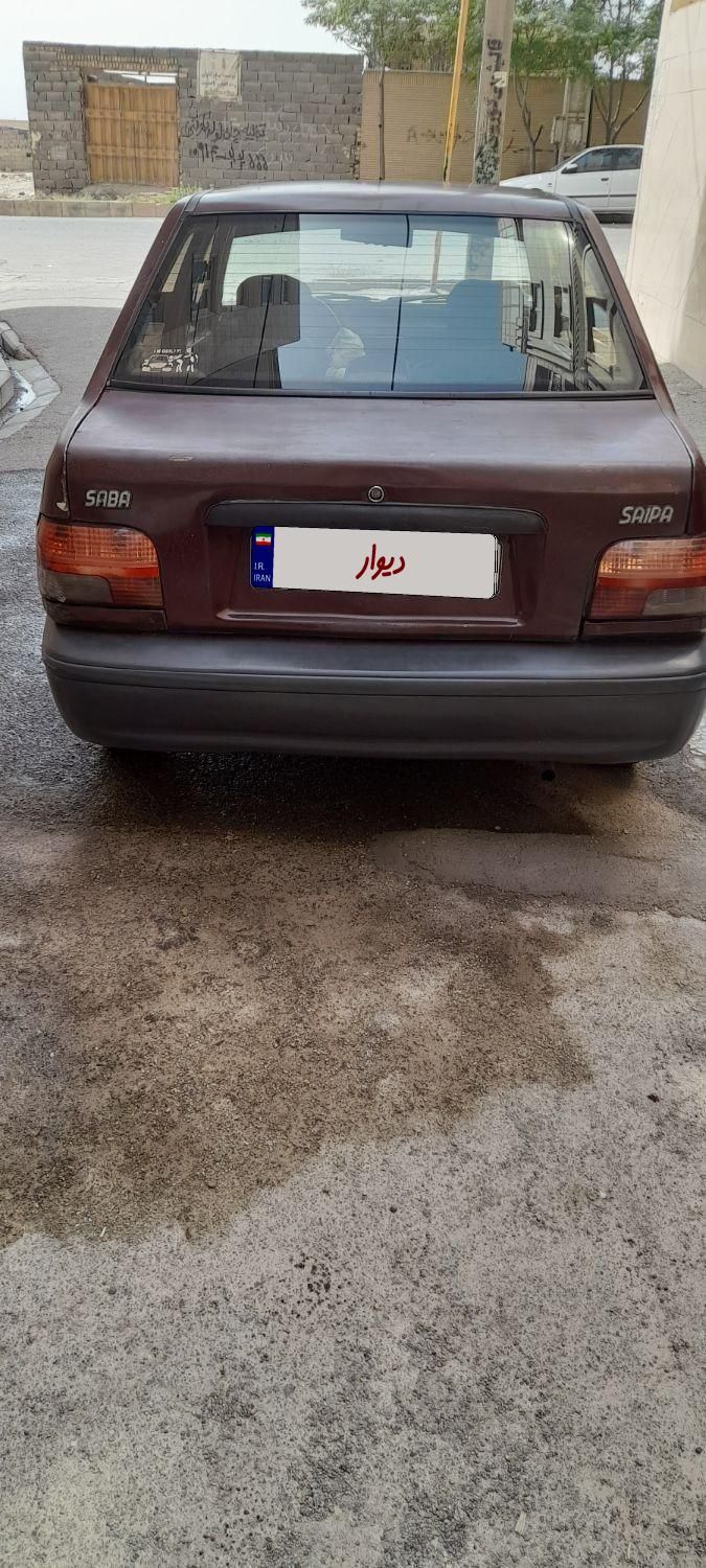 پراید صبا بنزینی - 1387