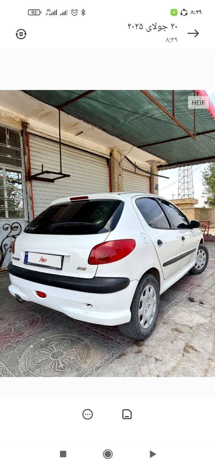 پژو 206 تیپ 2 - 1388