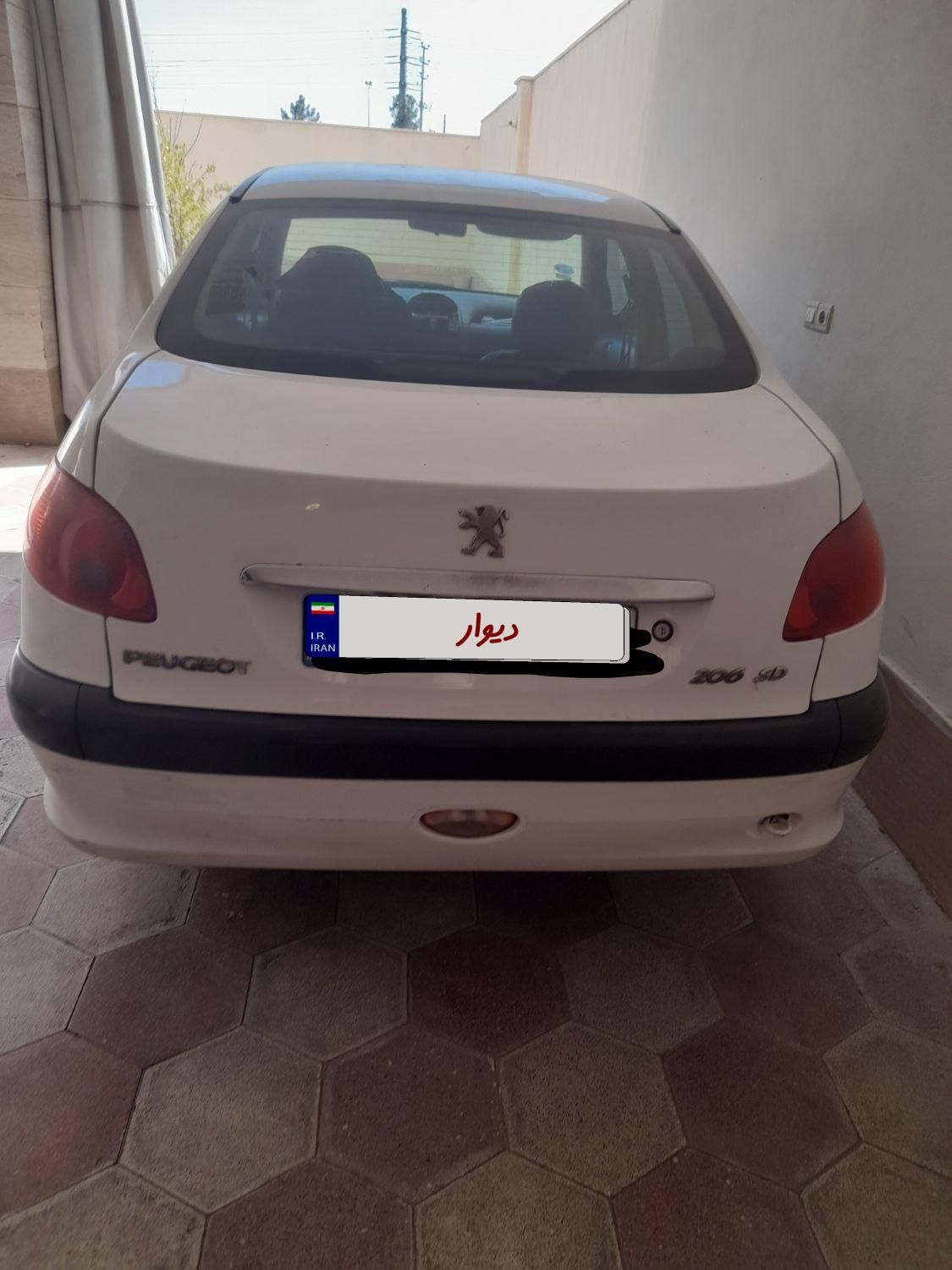 پژو ۲۰۶ صندوق دار v20 - 1390