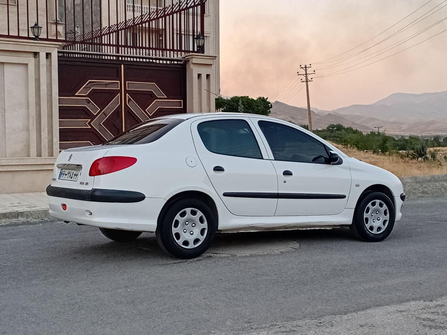 پژو ۲۰۶ صندوق دار v8 - 1395