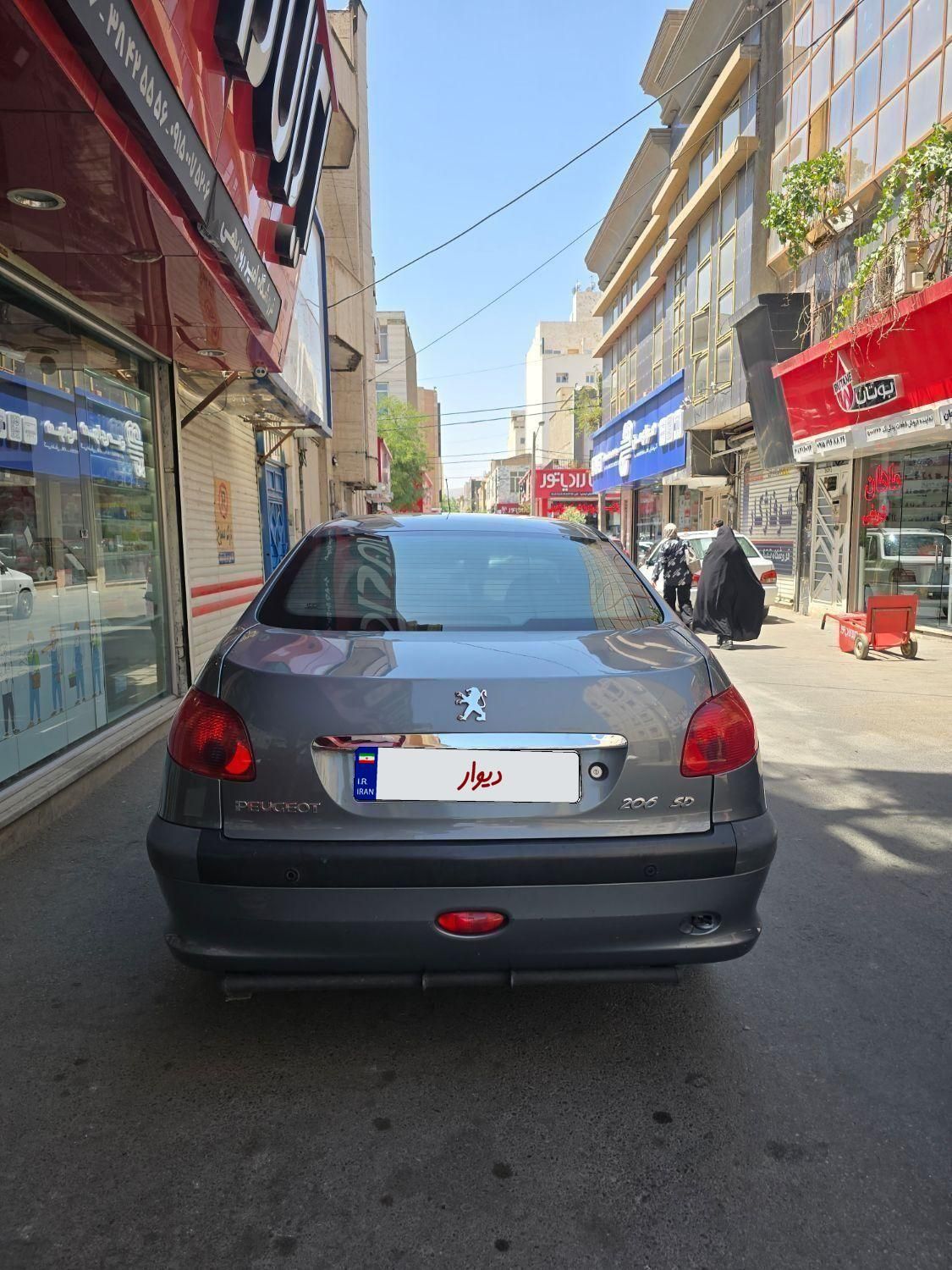 پژو ۲۰۶ صندوق دار v8 - 1397