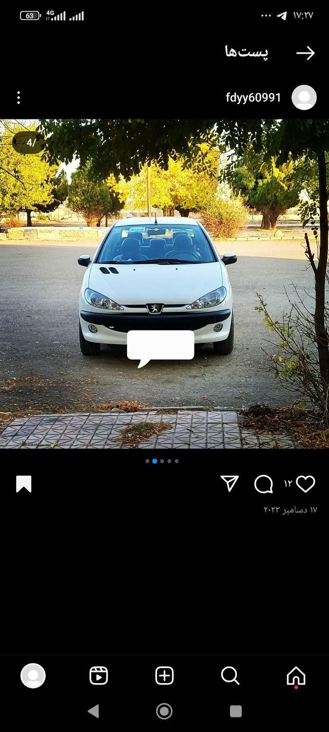 پژو ۲۰۶ صندوق دار v8 - 1399