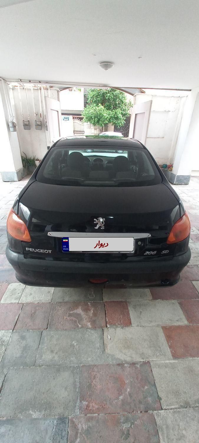 پژو ۲۰۶ صندوق دار v8 - 1393