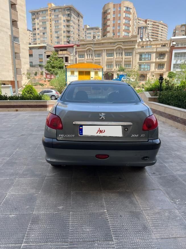 پژو ۲۰۶ صندوق دار v8 - 1388