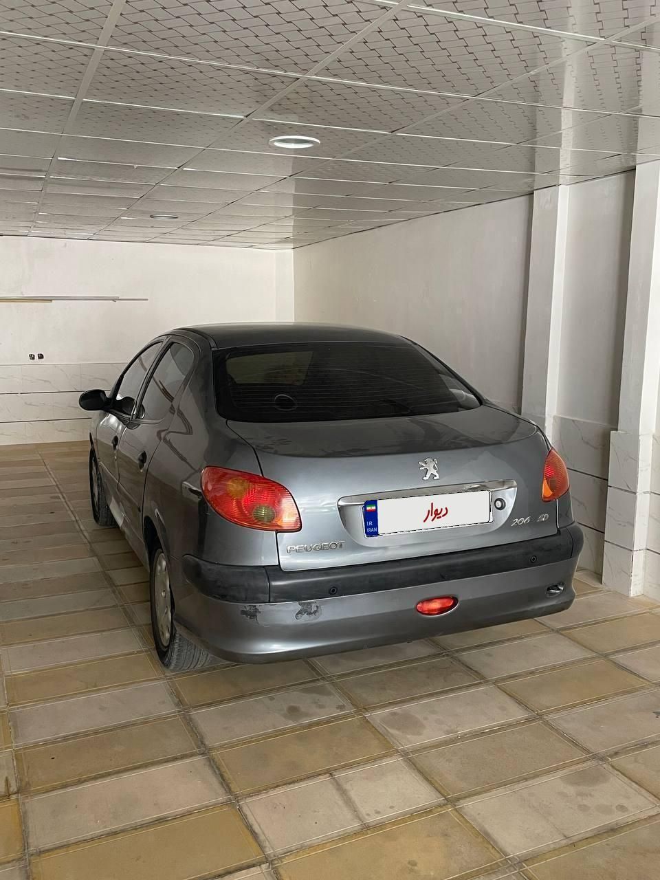پژو ۲۰۶ صندوق دار v8 - 1393
