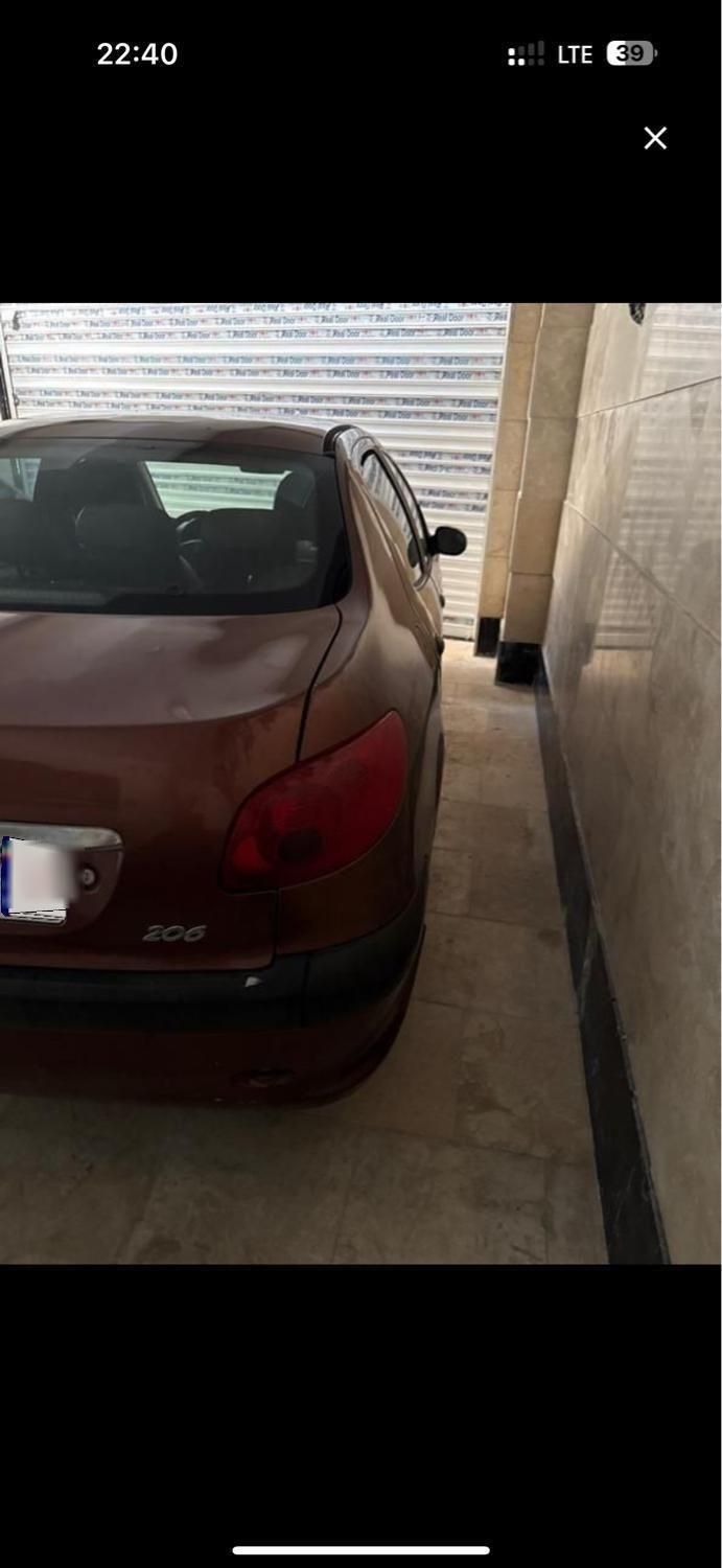 پژو ۲۰۶ صندوق دار v8 - 1389