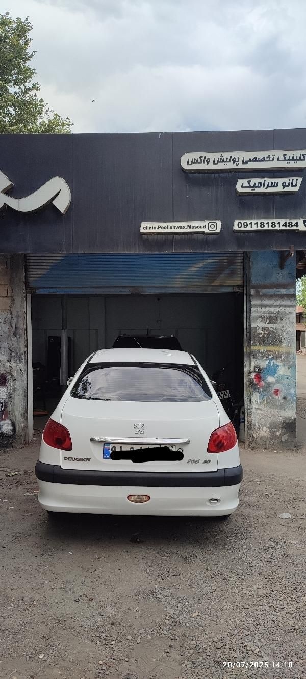 پژو ۲۰۶ صندوق دار v8 - 1390