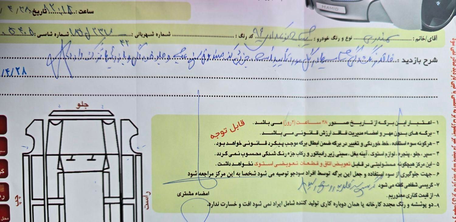 تیبا 2 EX رینگ آلومینیومی - 1396
