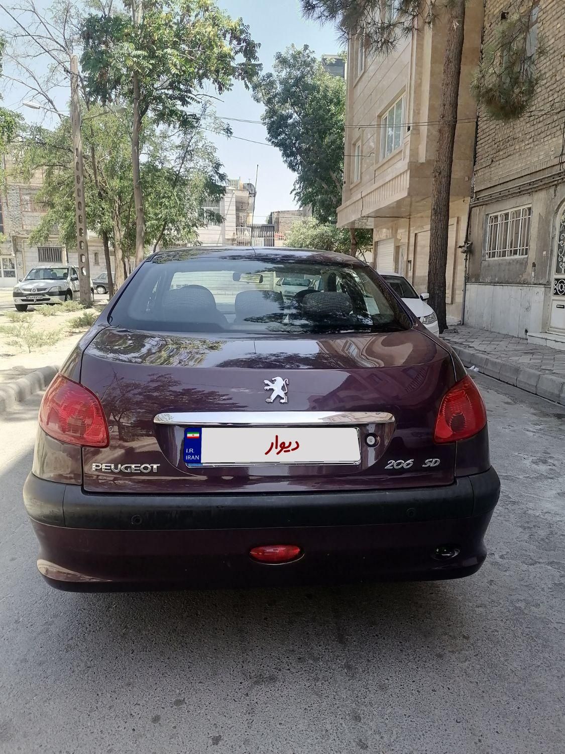 پژو ۲۰۶ صندوق دار v8 - 1395