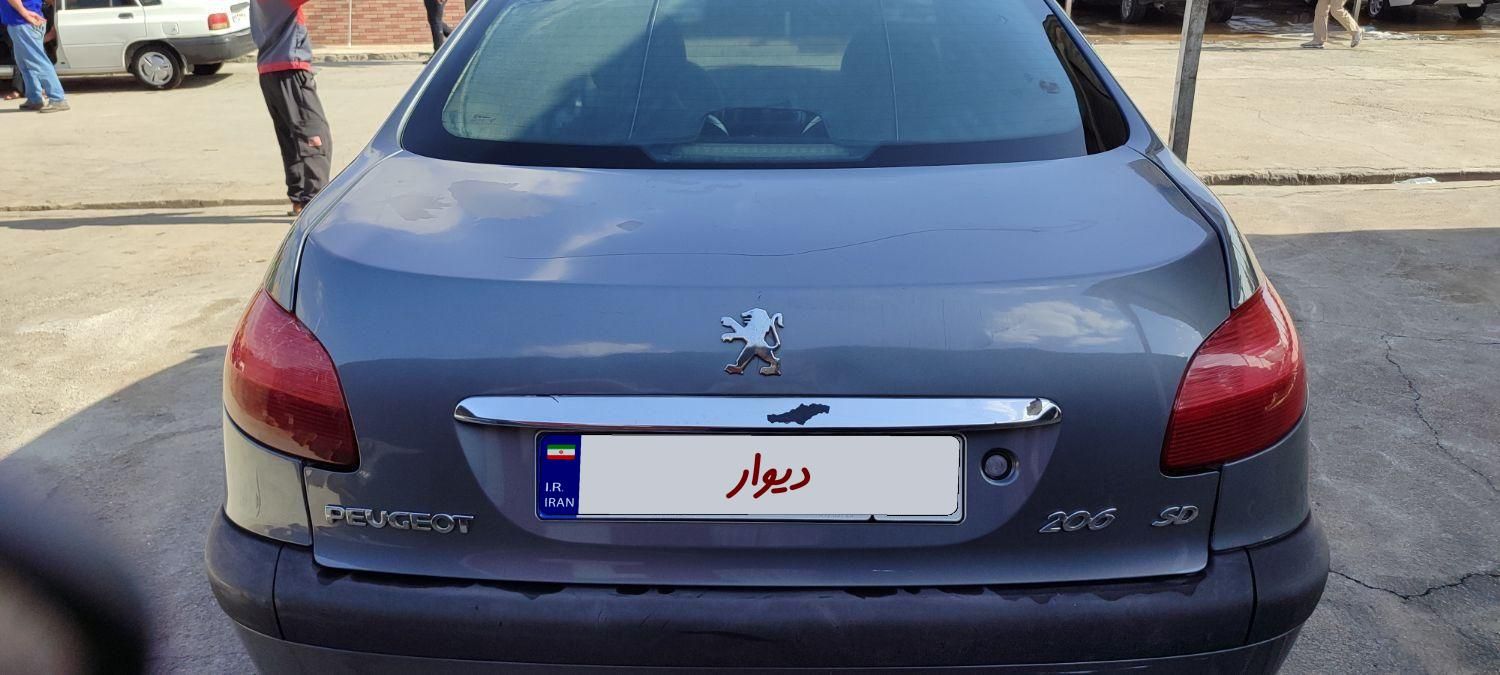 پژو ۲۰۶ صندوق دار v2 - 1387