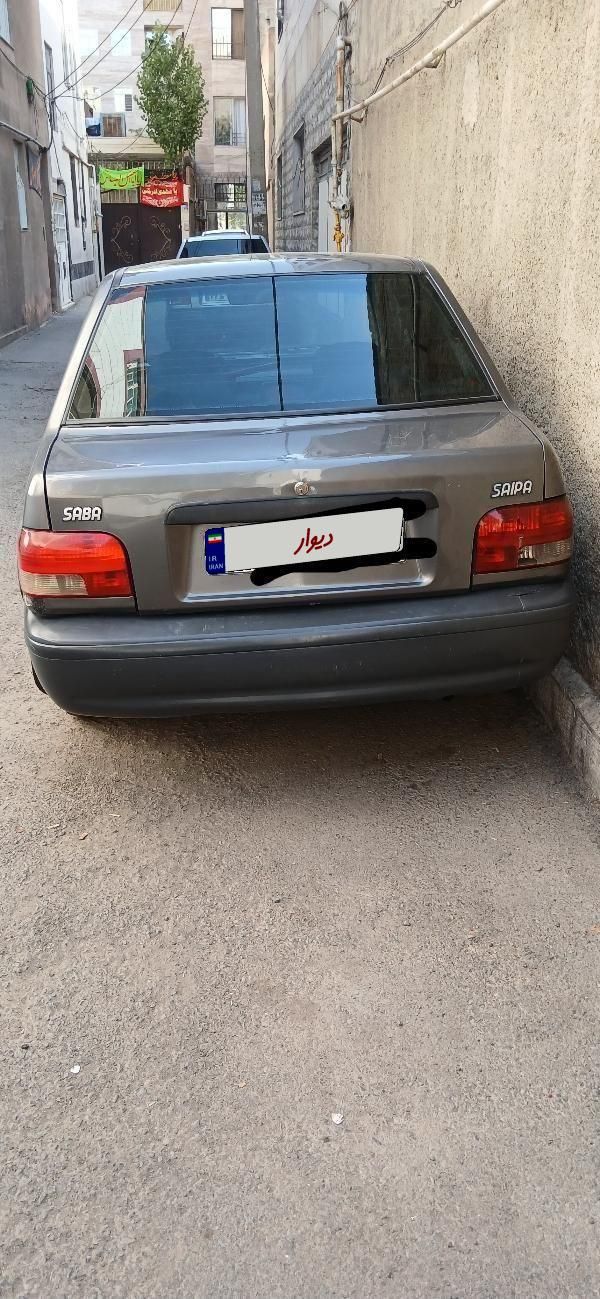 پراید صبا بنزینی - 1386