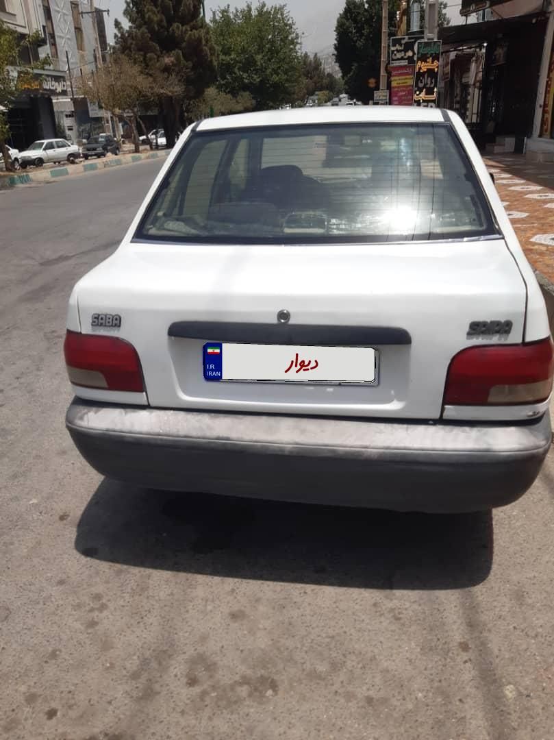 پراید صبا بنزینی - 1387