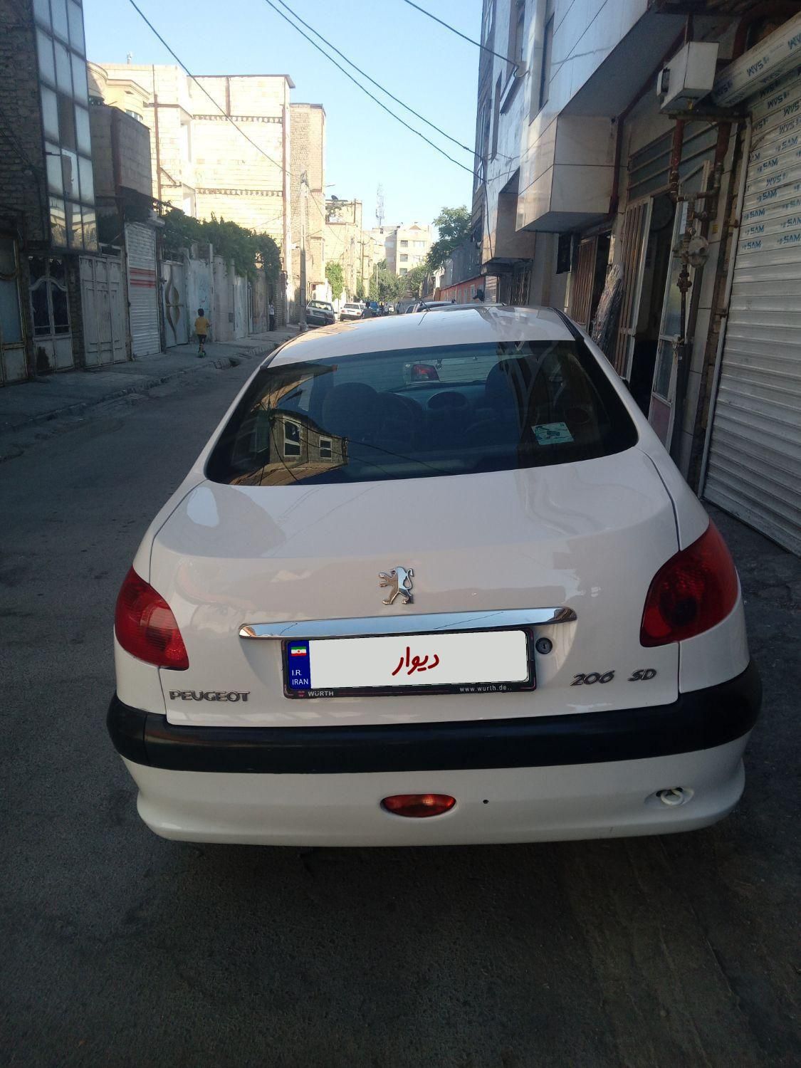 پژو ۲۰۶ صندوق دار v20 - 1391
