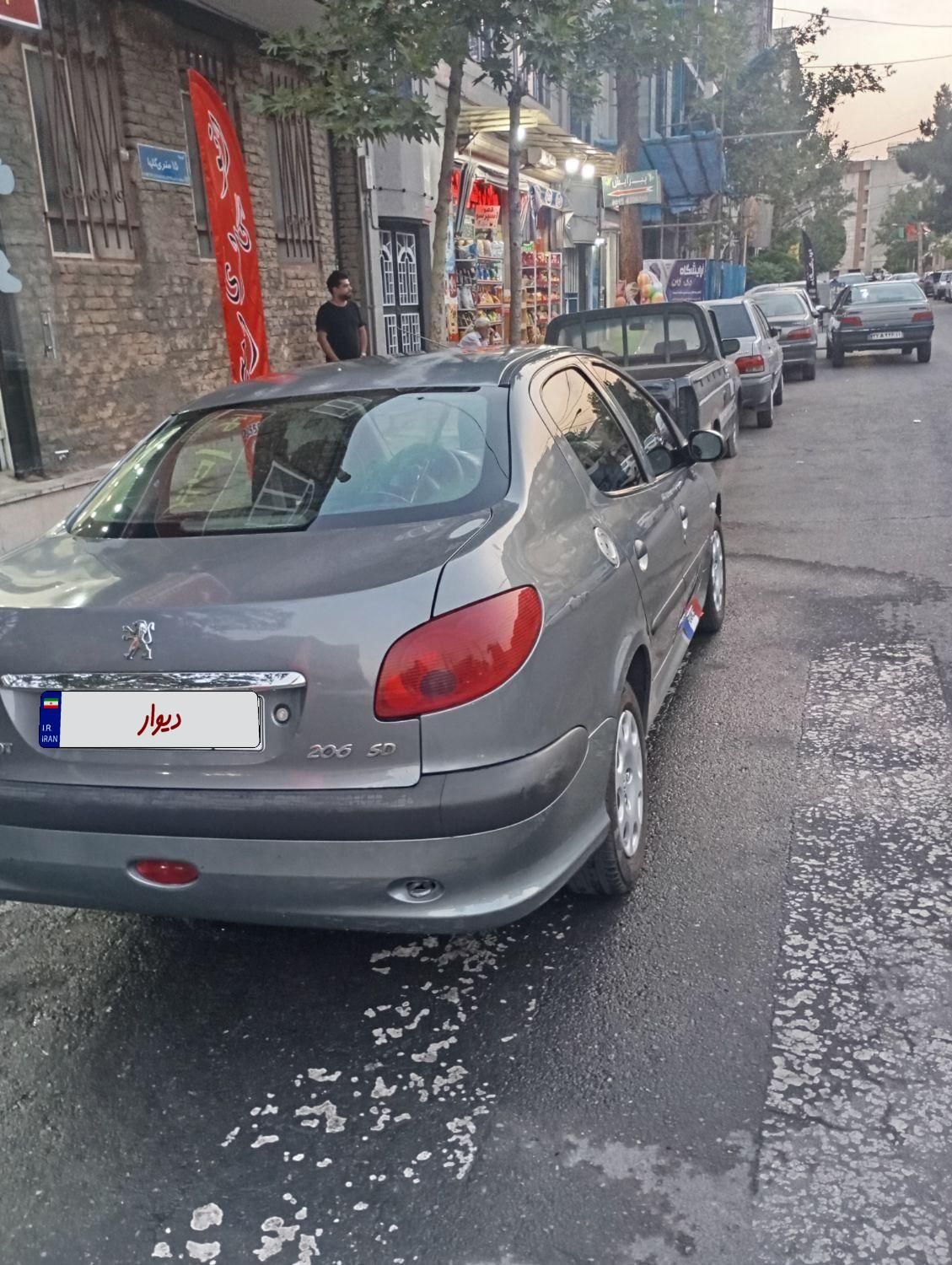 پژو ۲۰۶ صندوق دار v1 - 1388