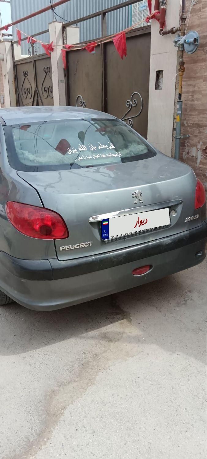 پژو ۲۰۶ صندوق دار v8 - 1386