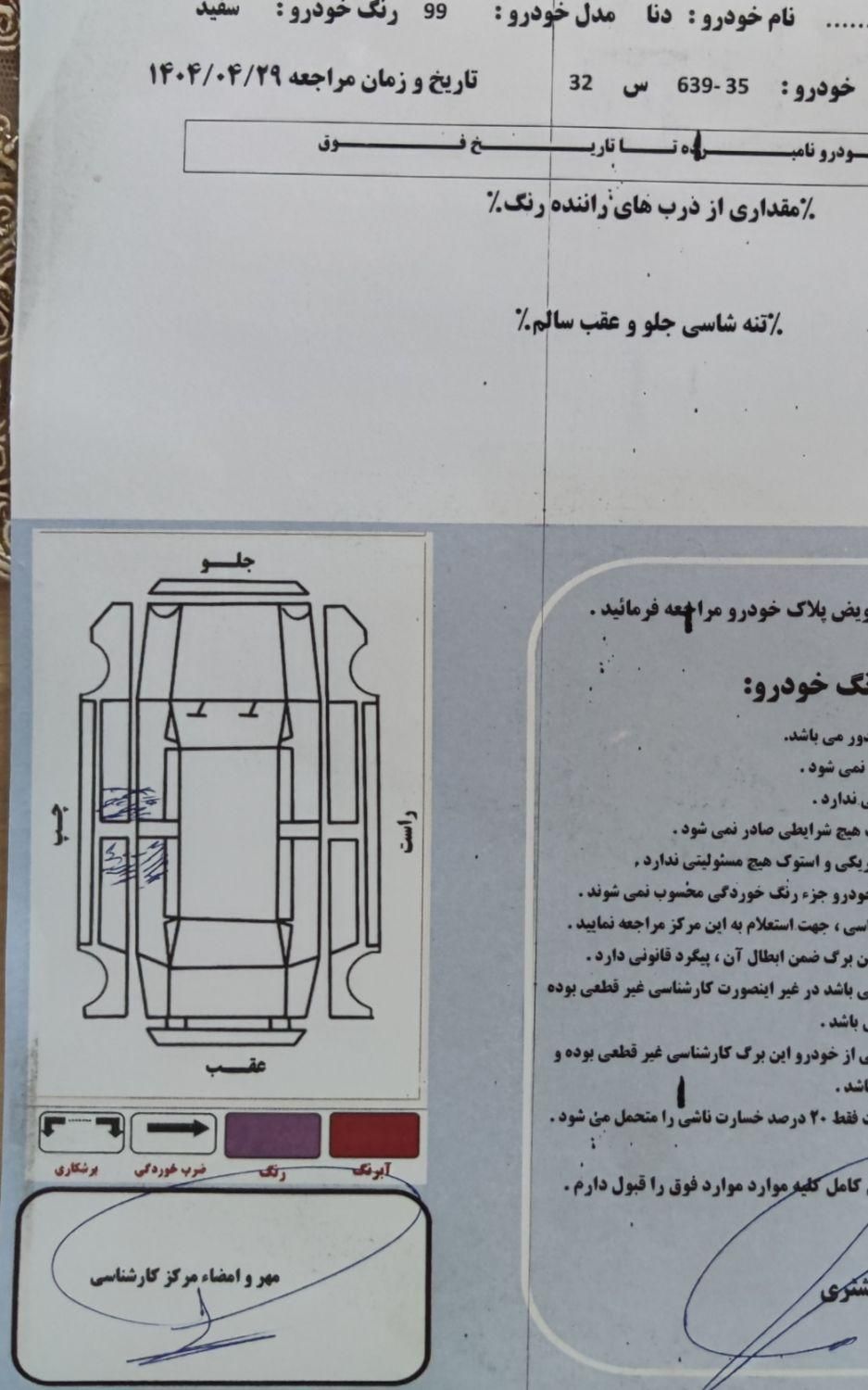 دنا پلاس تیپ ۱ دو ایربگ - 1399