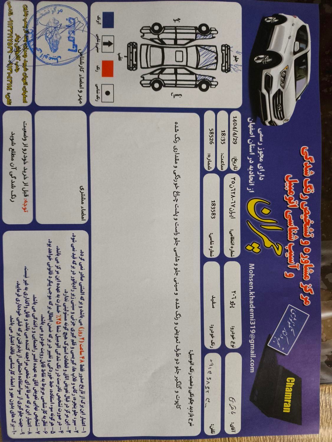 پژو 206 تیپ 2 - 1399
