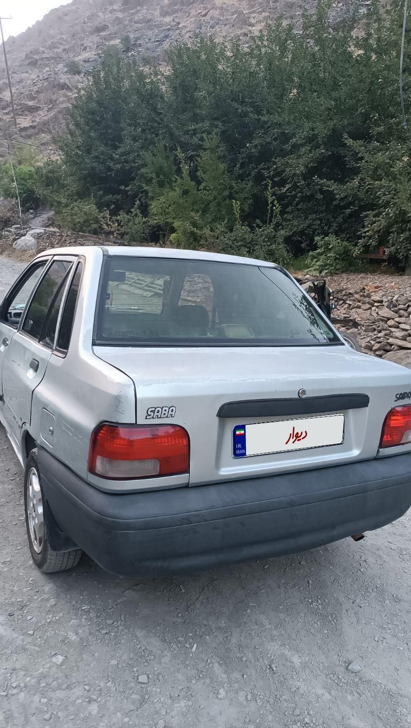 پراید صبا بنزینی - 1386