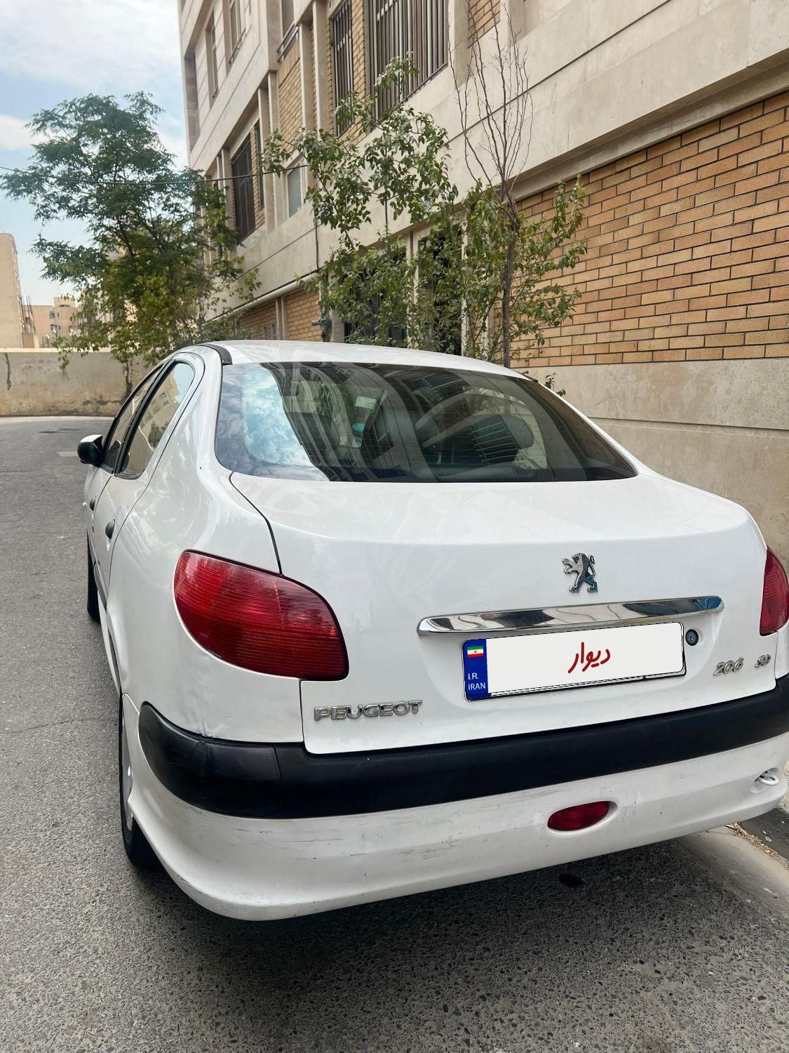 پژو ۲۰۶ صندوق دار v9 - 1387