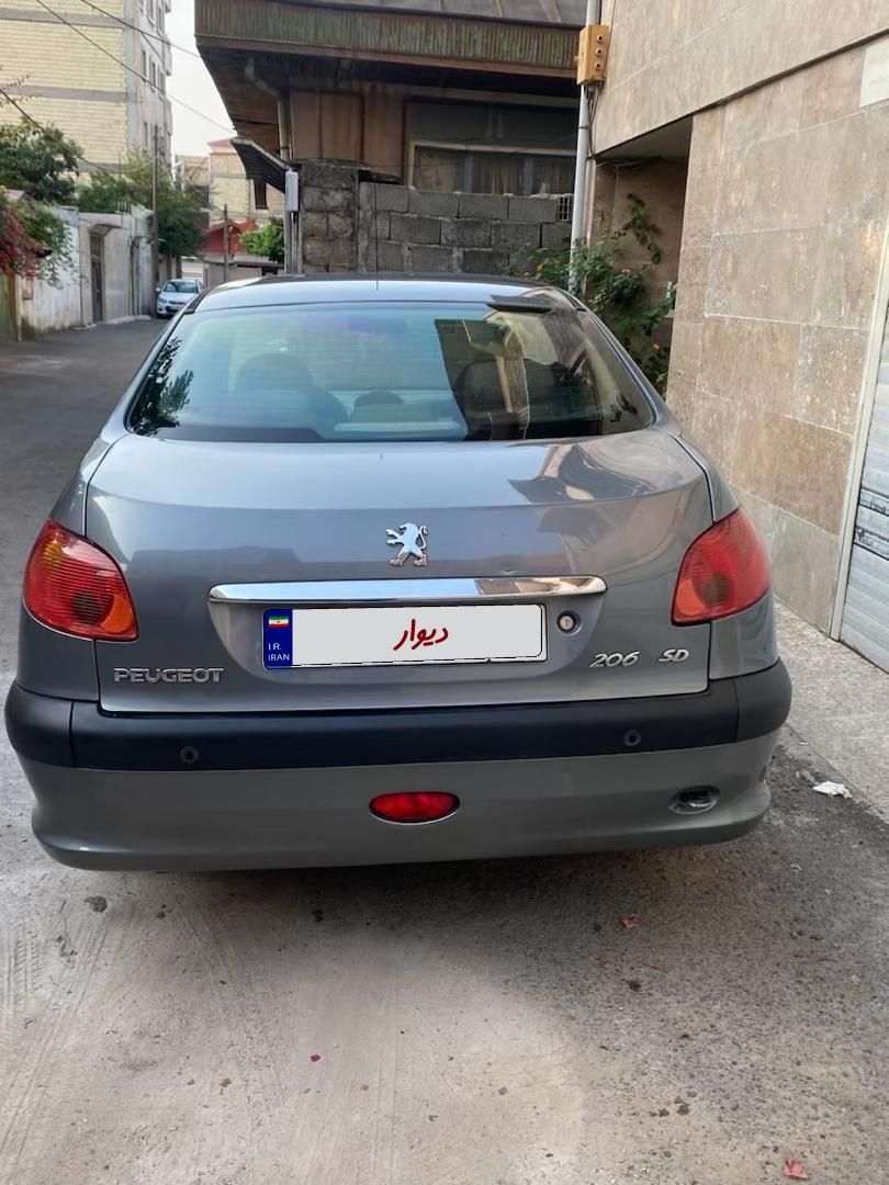 پژو ۲۰۶ صندوق دار v8 - 1394