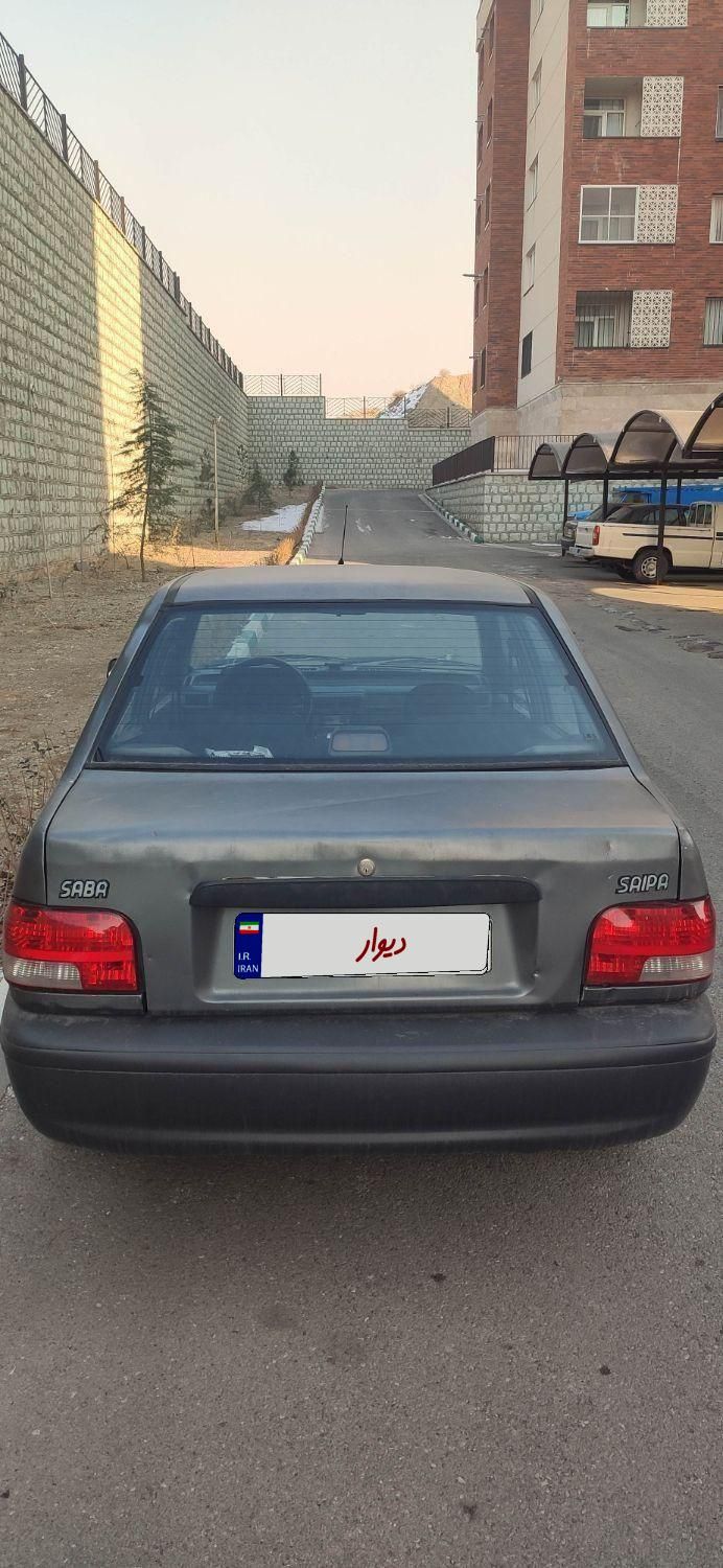 پراید صبا بنزینی - 1386