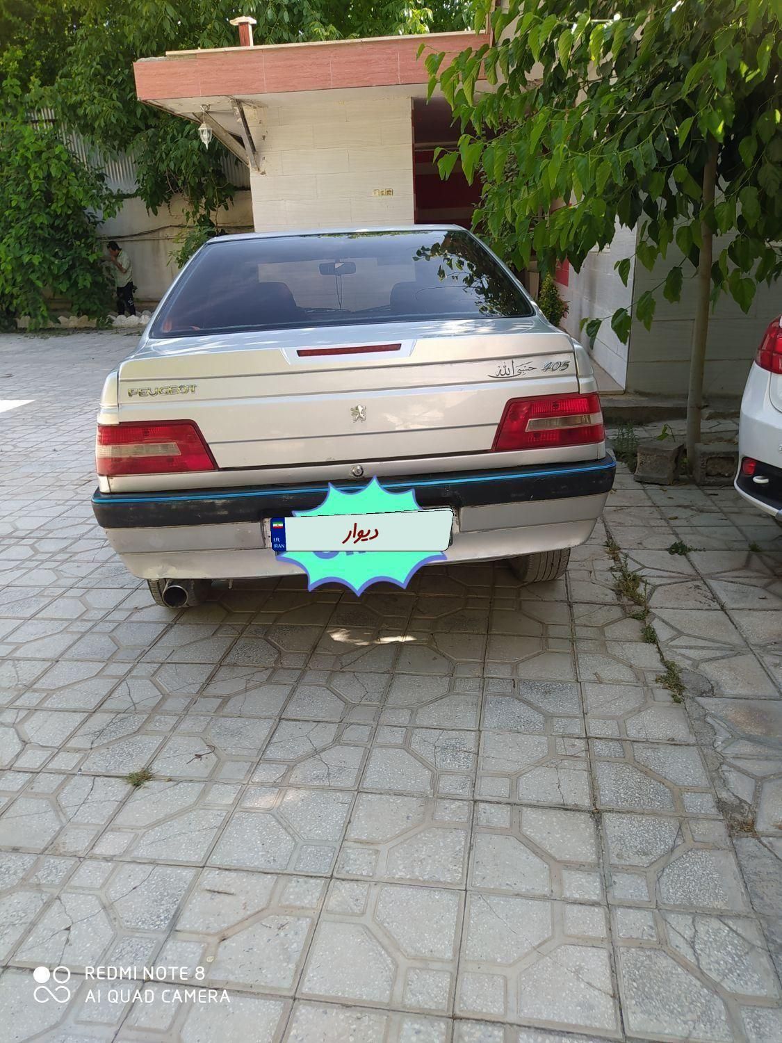 پژو 405 SLX بنزینی  XU7 - 1389