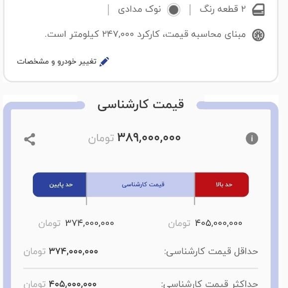 پژو پارس سال - 1392