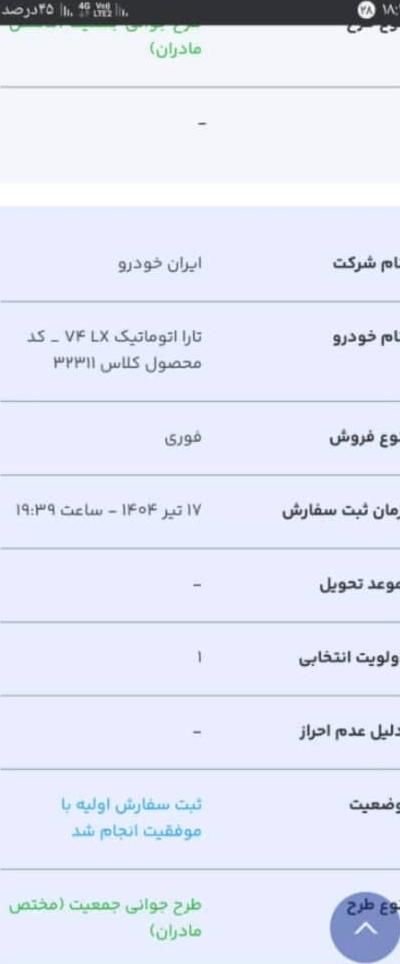 خودرو تارا، اتوماتیک آگهی ann_19440819